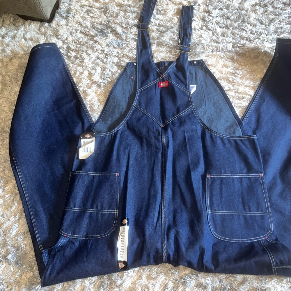 Dickies Deep Blue Denim Overalls